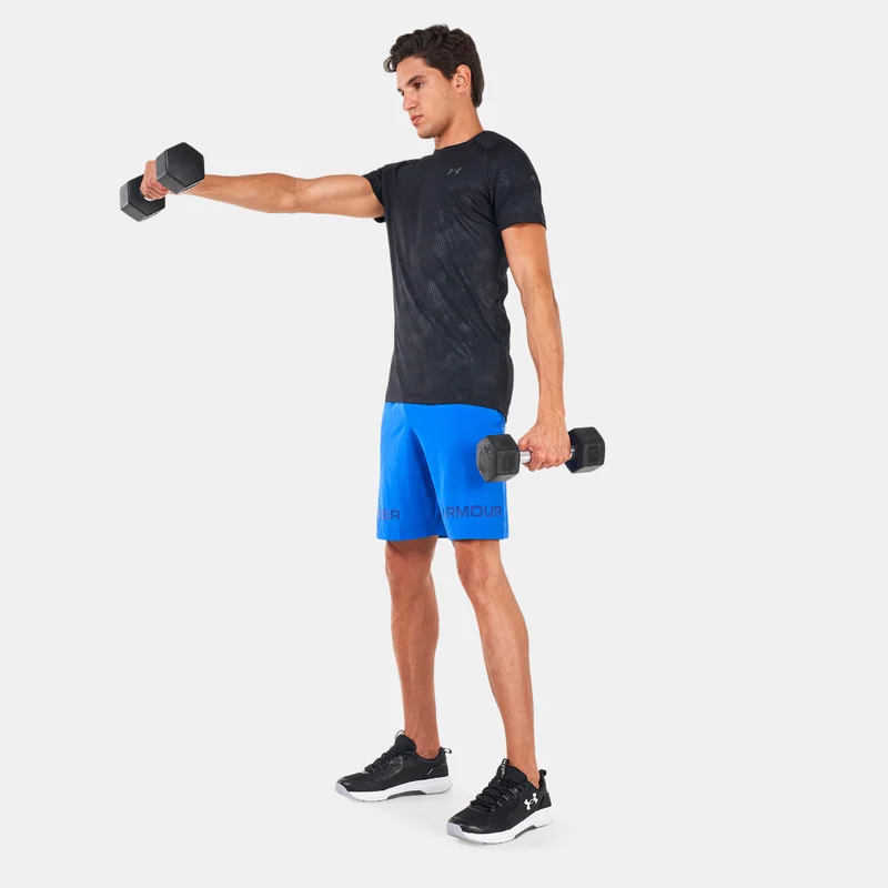 UNDER ARMOUR Men's Woven Graphic Wordmark Shorts